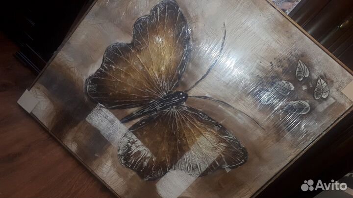 Картина холст Бабочка 1000/1000м