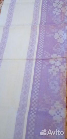 Отрезы лен жаккард СССР на полотенце