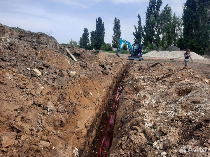 Установка септика из бетонных колец