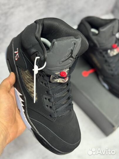 Кроссовки Nike Air Jordan 5 зимние (Арт.61613)