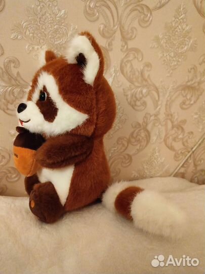 Мягкие игрушки, енот, 35см, новый