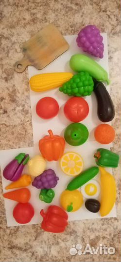 Набор фруктов овощей