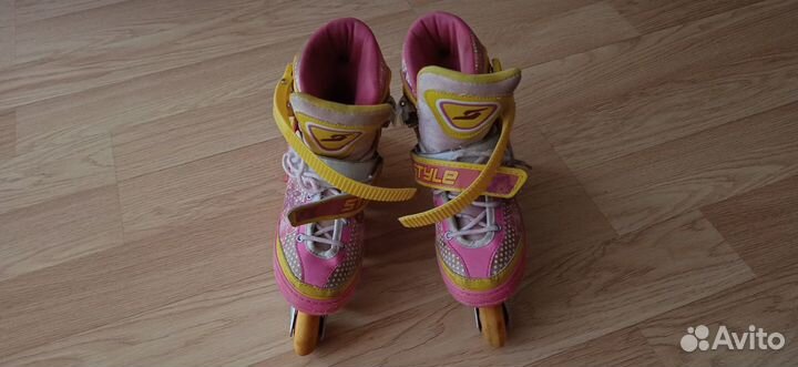 Роликовые коньки детские раздвижные