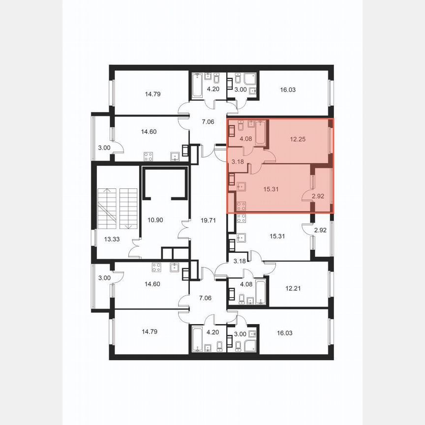 1-к. квартира, 36,3 м², 4/9 эт.