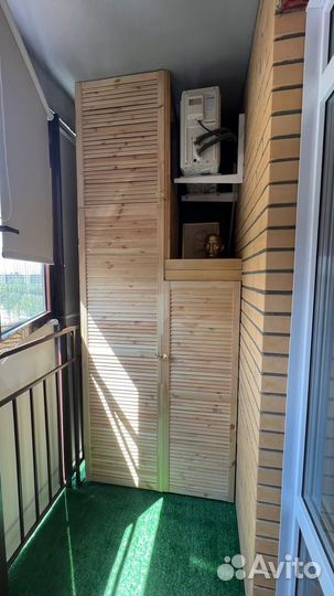 Шкаф встроенный балкон