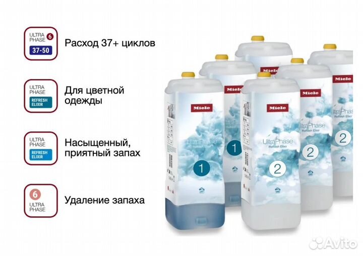 Набор miele UltraPhase Refresh Elixir 1,2 (6 шт)
