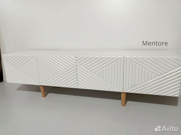 Тумба тв Bravo с фрезеровкой (конструктор)