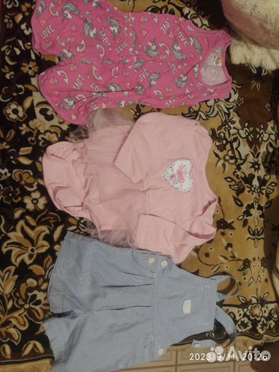 Детские вещи пакетом для девочки 80-86