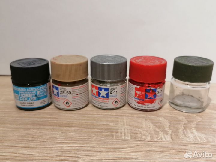 Б/у Химия и краски для сборных моделей