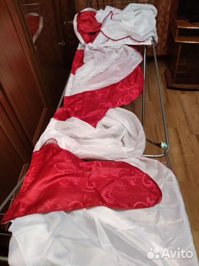 Комплект из штор, тюли и ламбрекена