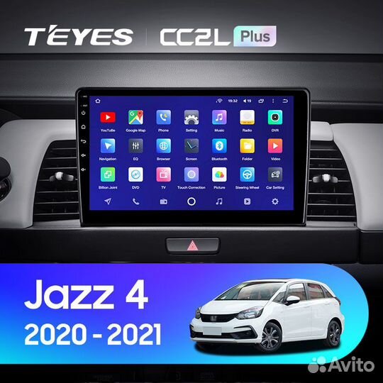 Магнитола Teyes Honda Jazz 4 CC2L+