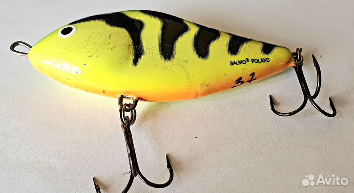 Воблер Salmo Slider 100F