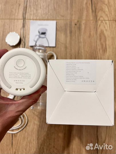 Блендер xiaomi беспроводной новый 380 мл оригинал