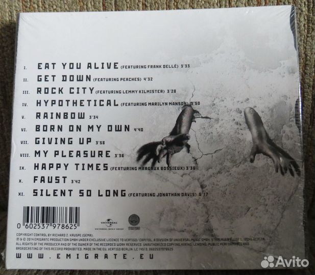 Emigrate - Silent So Long digipack (Rammstein)