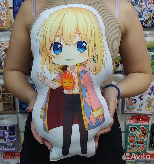 Декоративная аниме подушка Ходячий замок