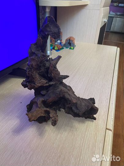 Коряга в аквариум