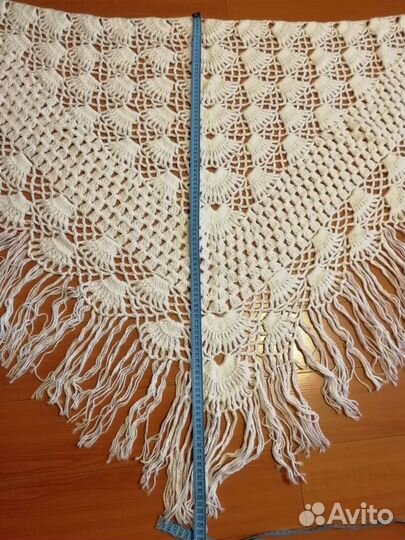 Шаль вазяная крючком