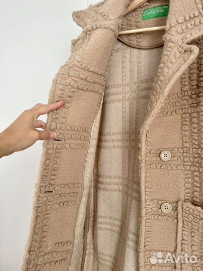 Пальто шерсть Benetton 44