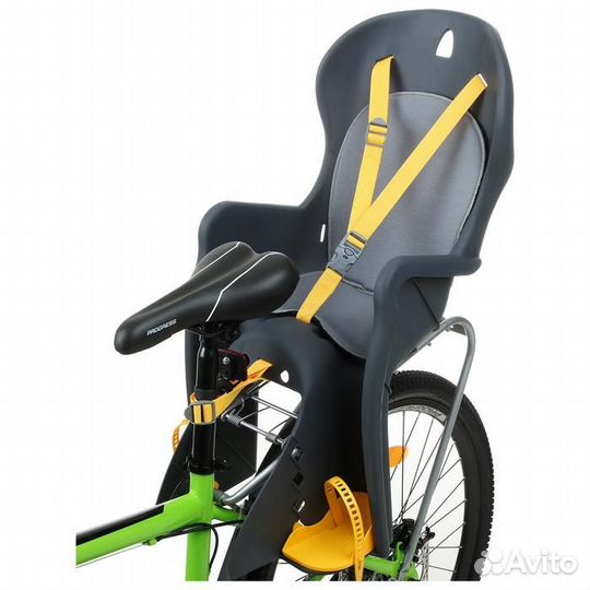 Детское велокресло на багажник до 22кг