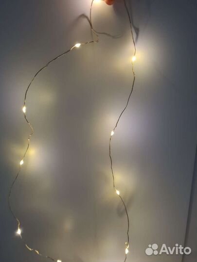 Гирлянда 5м на батарейках