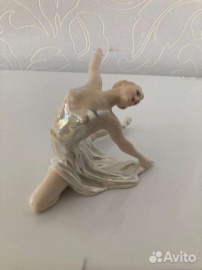 Фарфоровая статуэтка Балерина Дудинская лфзи