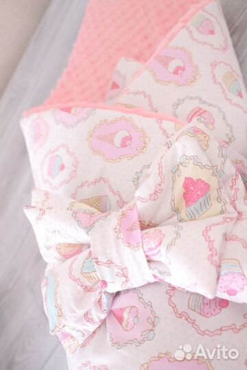 Конверт - одеяло на выписку Пироженки