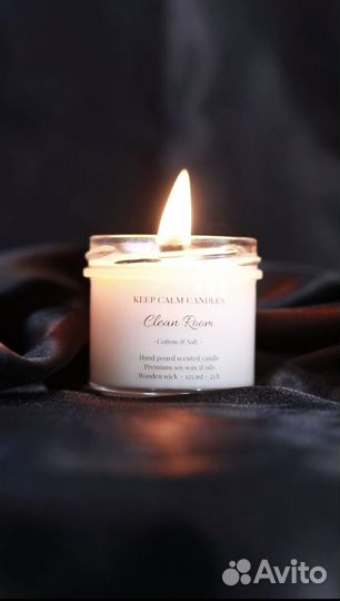 Ароматическая свеча ручной работы