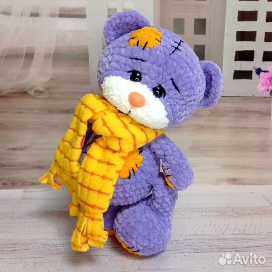 Вязаная игрушка Мишка