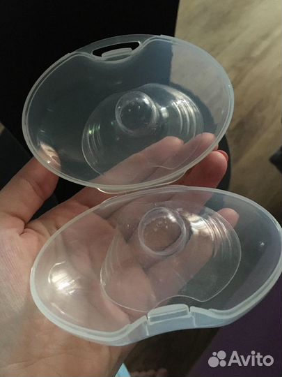 Защитные накладки для сосков и бутылочка