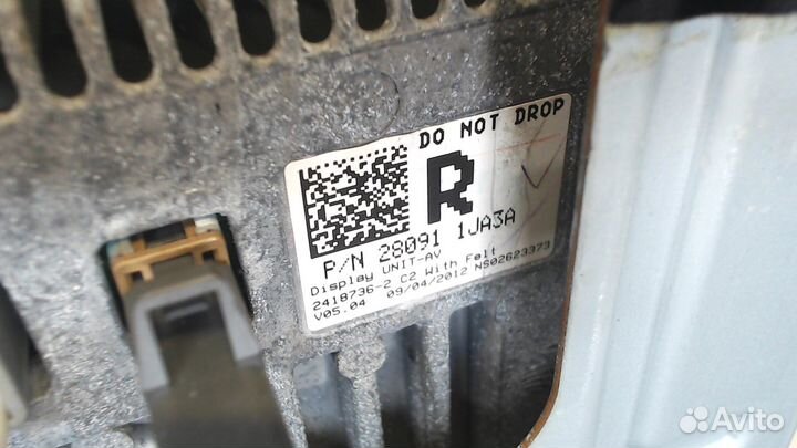 Дисплей мультимедиа Infiniti FX, 2012