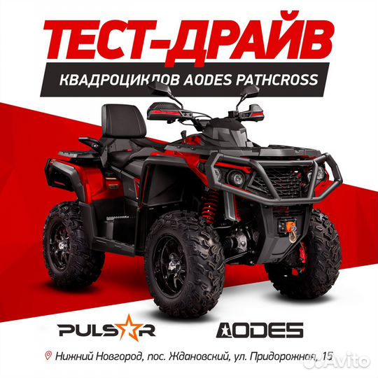 Квадроцикл Aodes Pathcross MAX 650 новый