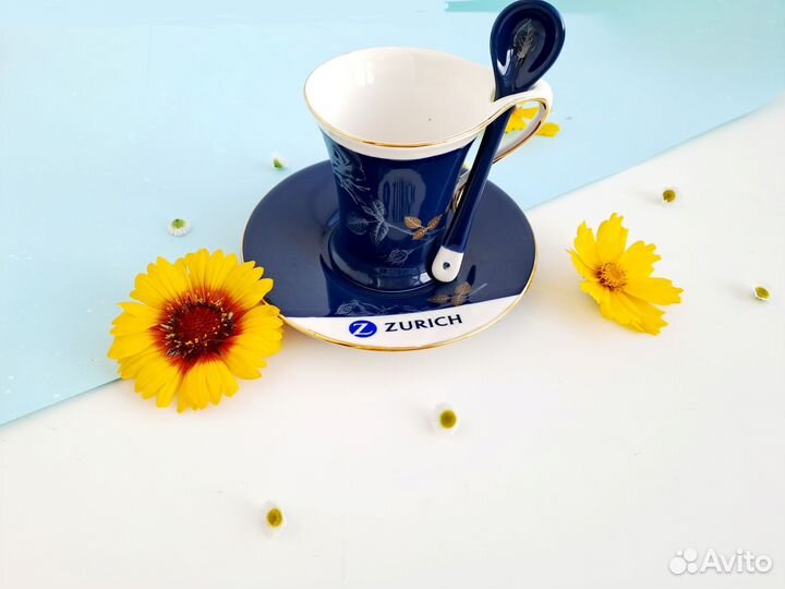 Кофейная пара Zurich сувенирная новая