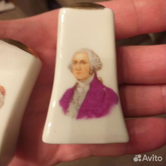 Солонка и перечница фарфор Америка 50е.г