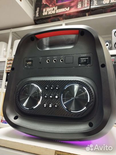 Большая Портативная Колонка Power BOX 80 караоке