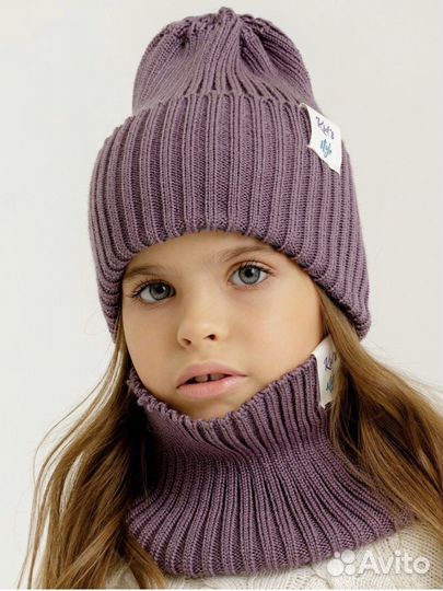 Детская шапка и снуд