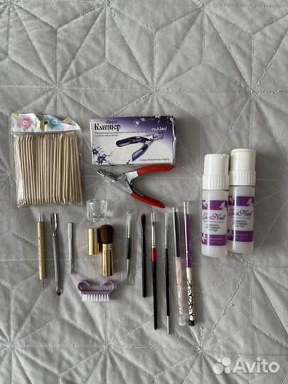 Материалы для наращивания ногтей кисти