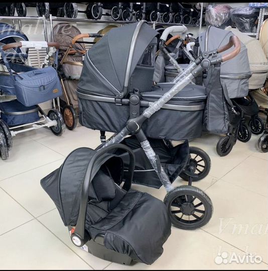 Коляска новая 3в1. Модель 2024г
