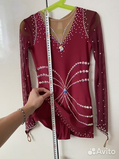 Платье для фигурного катания 128-140см