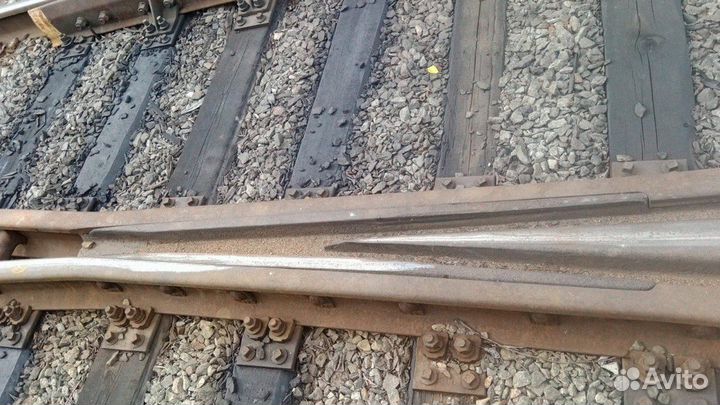 Стрелочный перевод 1/9 на деревянных шпалах