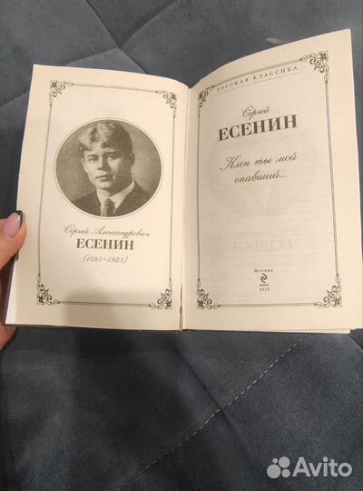 Сергей Есенин сборник стихи, проза