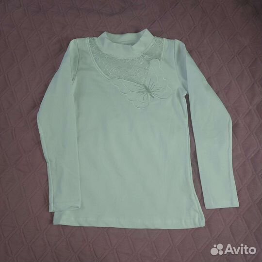 Школьная блузка 128 новая