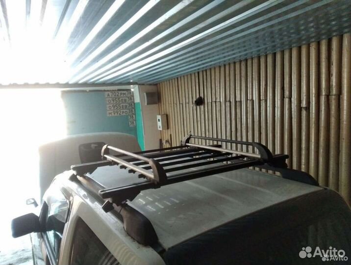 Поперечины на рейлинги с багажником