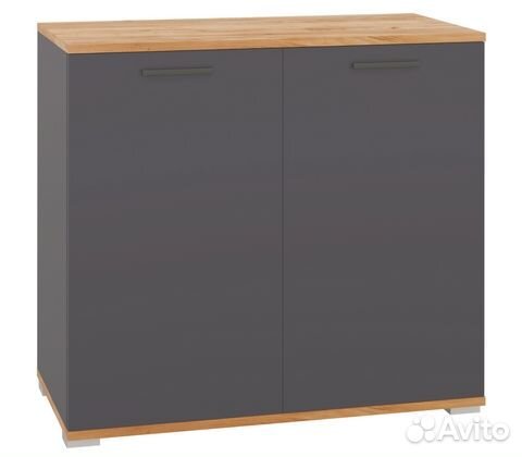 Тумба Афина 800 (дуб крафт золотой/антрацит)