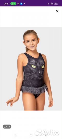 Купальники 2 шт на девочек рост 104 и 116