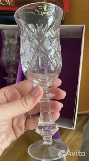 Хрустальные фужеры