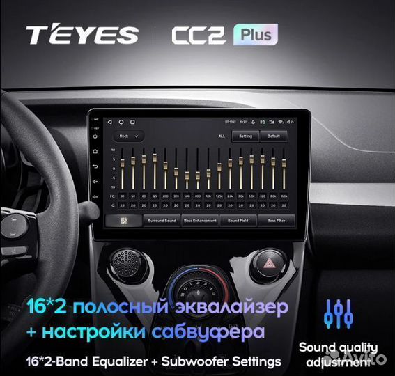 Магнитола Peugeot 108 Aygo B40 CC2 Plus 6/128