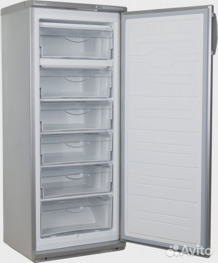 Морозильная камера Атлант M-7184-080 серебристый