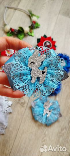 Бантики новогодние