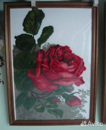 Картина вышитая крестом