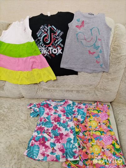 Вещи для девочки пакетом 104-110